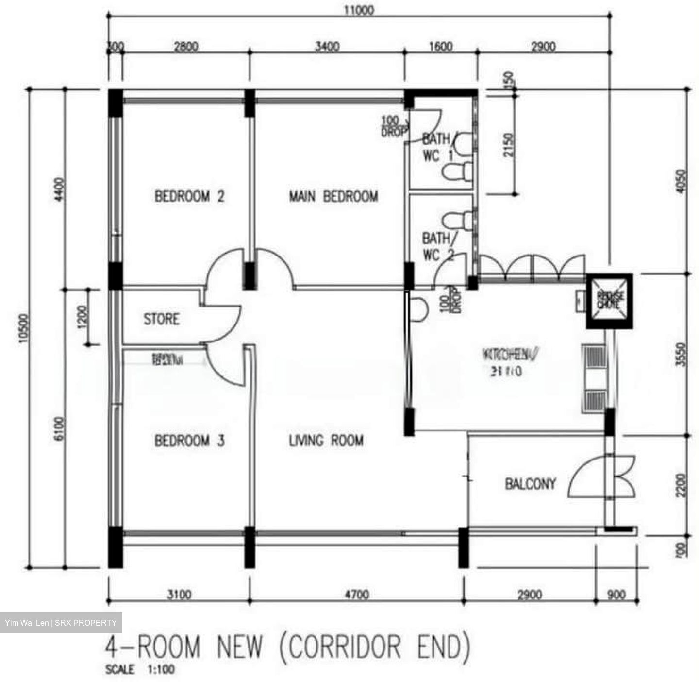 Blk 641 Yishun Street 61 (Yishun), HDB 4 Rooms #595169611